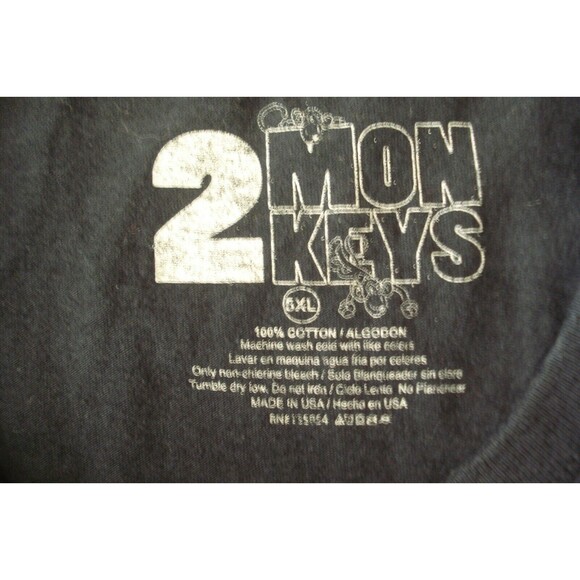 Born Legend T shirt Chicago Bulls #23 2 Monkeys Mens Made In USA Sz 5XL - Picture 5 of 5